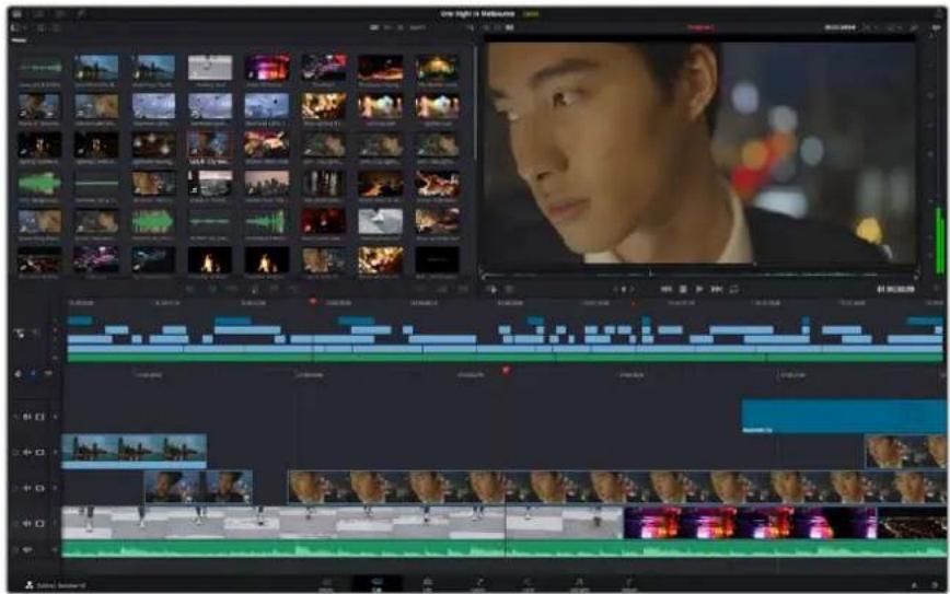 Blackmagic Design Video Assist 12G HDR - 컷 페이지 레이아웃 - 1