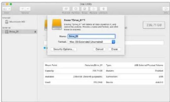 Blackmagic Design Video Assist 12G HDR - Preparar Cartões SD em um computador Mac - 1