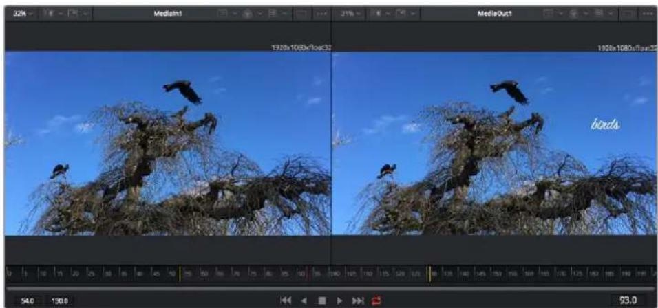 Blackmagic Design Video Assist 12G HDR - Fusion 페이지에서 VFX 시각효과 추가 및 합성 - 4