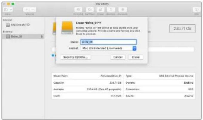 Blackmagic Design Video Assist 12G HDR - Preparare le schede SD su Mac - 1