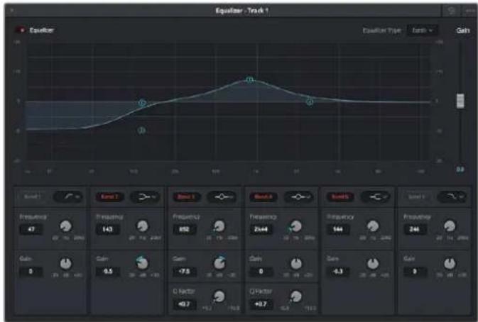 Blackmagic Design Video Assist 12G HDR - Порядок добавления эквалайзера к дорожке - 2