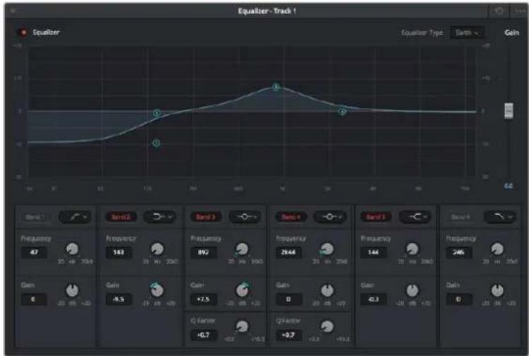 Blackmagic Design Video Assist 12G HDR - 오디오 트랙에 EQ 추가하기 - 2