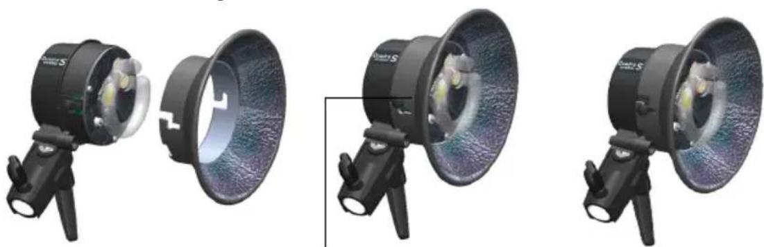 Elinchrom ELB 400 - QUADRA BLITZKOPF INFORMATION BEFESTIGUNG REFLEKTOREN - 1
