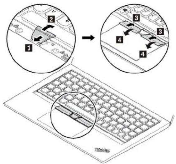 LENOVO ThinkPad L480 - Installation du clavier - 5