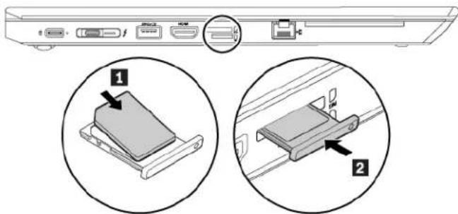 LENOVO ThinkPad L480 - Remplacement de la carte nano-SIM - 2