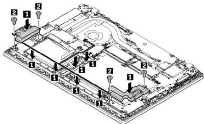 LENOVO ThinkPad L480 - Remplacement de l'assemblage de haut-parleurs (pour les ordinateurs ThinkPad L580) - 3