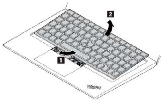LENOVO ThinkPad L480 - Retrait du clavier - 6