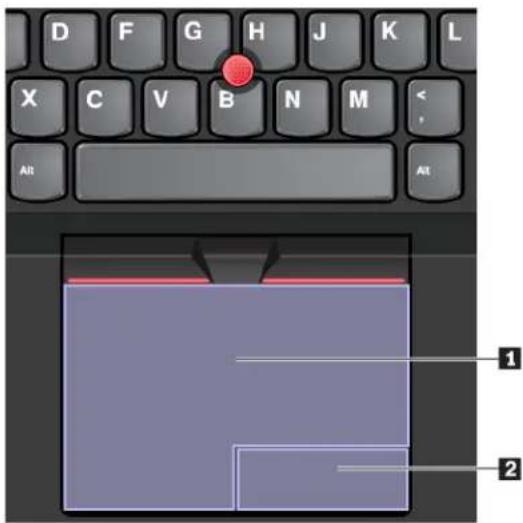 LENOVO ThinkPad L480 - Utilisation du pavé tactile - 1