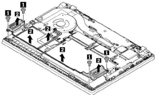 LENOVO ThinkPad L480 - Remplacement de l'assemblage de haut-parleurs (pour les ordinateurs ThinkPad L480) - 2