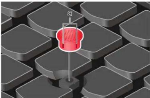 LENOVO ThinkPad T490s - Remplacer le capuchon antidérapant du dispositif de pointage - 1