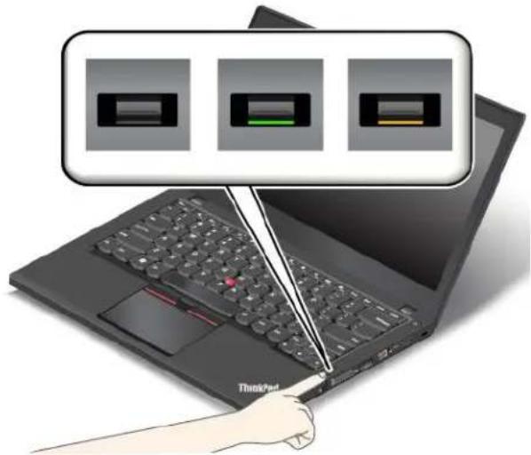 LENOVO Thinkpad T460 - Comportementduvoyantdulecteur'd'empreintesdigitales - 1