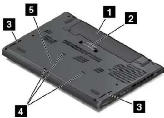 LENOVO Thinkpad T460 - Vuededessous - 1