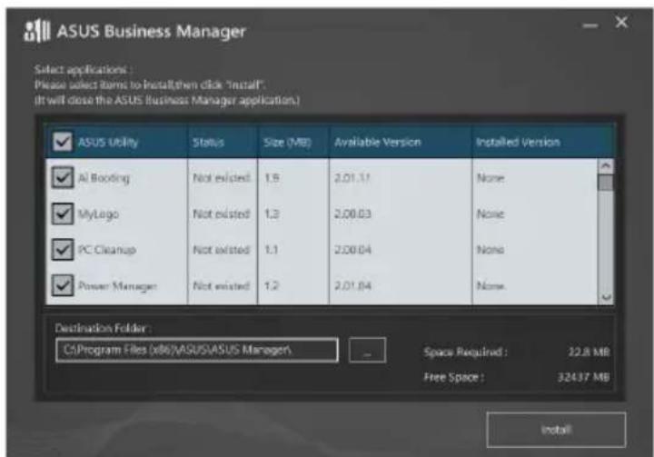 ASUS S640MB - Εγκατάσταση του ASUS Business Manager - 2