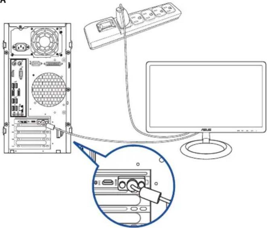 ASUS S640MB - Σύνδεση εξωτερικής οθόνης - 2