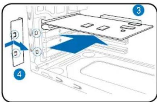 ASUS V2P5G45 - Installazione della schedadi espansione - 3