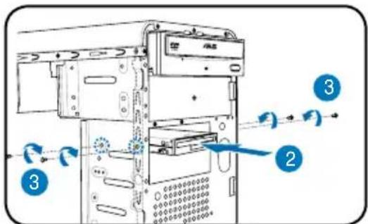 ASUS V2M3A3200 - Installer un lecteur de disquettes - 1