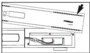 Furman F1000UPS - Déplacement de PLAQUE avant et remplacement de batterie - 4