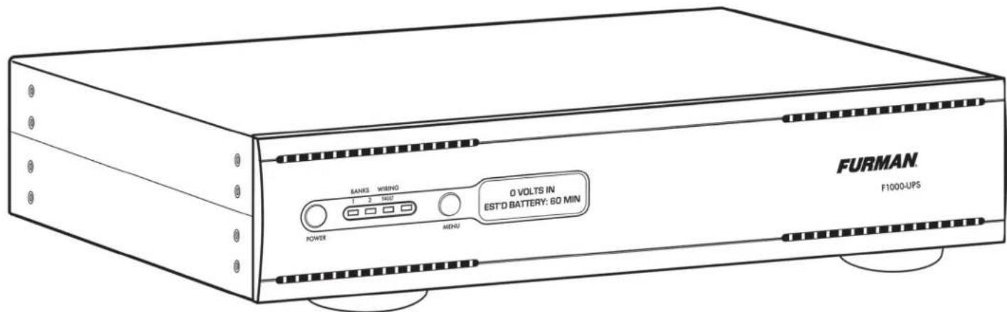 Furman F1000UPS - F1000-UPS UNINTERRUPTIBLE POWER SUPPLY - 1