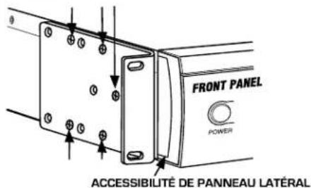 Furman F1500UPS - OPTION 2 • pour MONTER pour le déplacement FACILE de panneau avant - 1