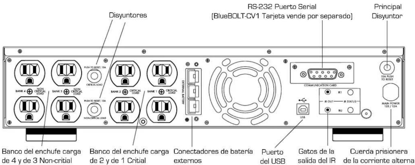 Furman F1500UPS - F1500-UPS PANEL POSTERIOR - 1