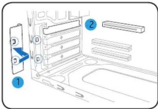 ASUS V2AH2 - Installer une carte d'extension - 1