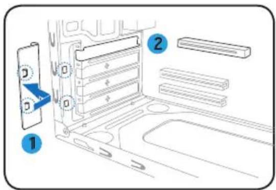 ASUS V2AH2 - Installing an expansion card - 1