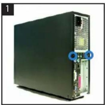 ASUS P2P5945GC - カバーの取外し - 1
