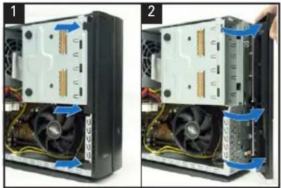 ASUS P2P5945GC - Ön panel kapağının çıkarılması - 1