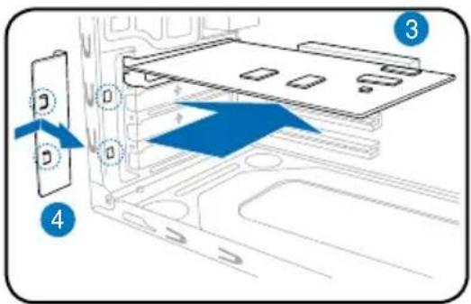 ASUS V3M3N8200 - Installazione della scheda di espansione - 2