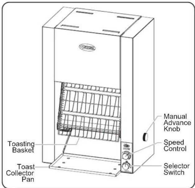 Hatco Toast King TK72 - TK-155B Model - 1