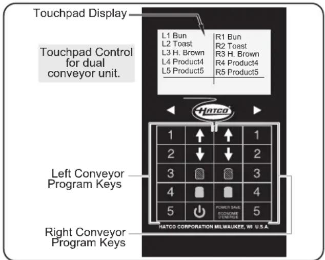 Hatco Intelligent ToastQwik ITQ17502C - Touchpad Display - 1
