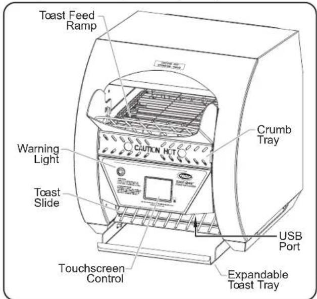 Hatco ToastQwik TQ32000H - Model TQ3-500H - 1