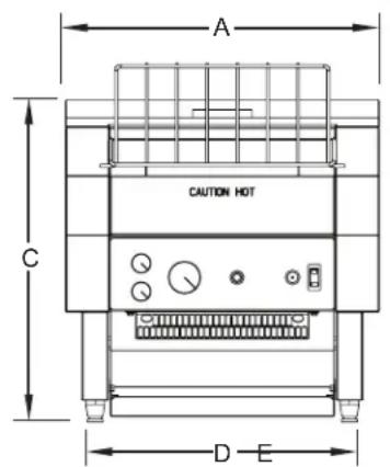 Hatco ToastQwik TQ1800BA - WARNING - 12