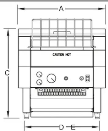 Hatco ToastQwik TQ1800BA - Avertissement - 4