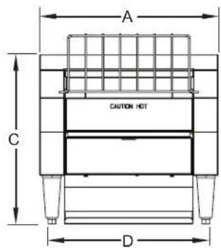 Hatco ToastQwik TQ1800BA - Avertissement - 2