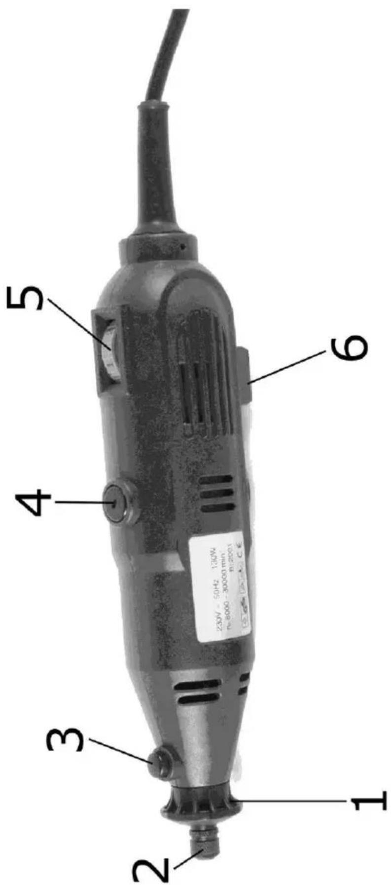 1 2 3 4 5 6 230V - 50Hz 130W N=8000 - 30000 min R=2001 125Ω 125Ω C E