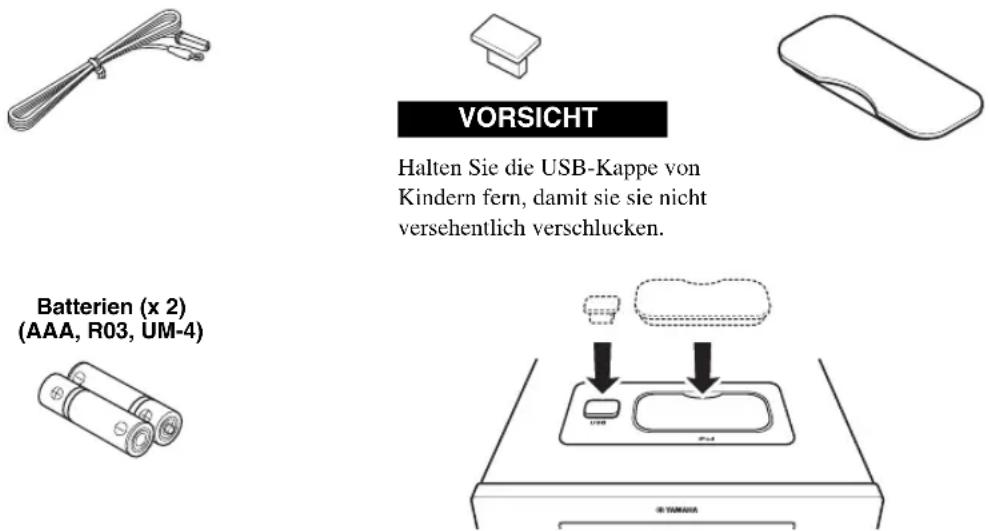 YAMAHA MCR550 - MITGELIEFERTES ZUBEHÖR - 2