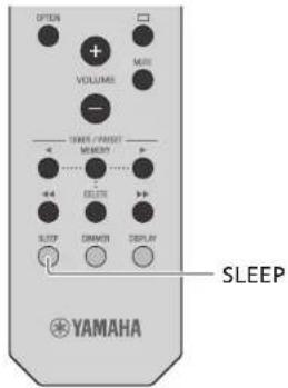 YAMAHA CRXB370 - Pulse SLEEP varias veces para seleccionar la hora. - 1
