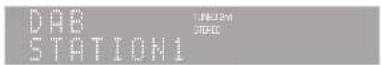 YAMAHA CRXB370 - Tuning in DAB stations - 1