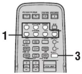 YAMAHA RX797 - Utilisation de la minuterie de mise hors service - 1