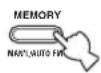 YAMAHA RX797 - Нажмите и удерживайте нажатой кнопку MEMORY на фронтальной панели на более чем 3 секунды. - 1