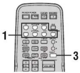YAMAHA RX797 - Användning av insomningstimern - 1