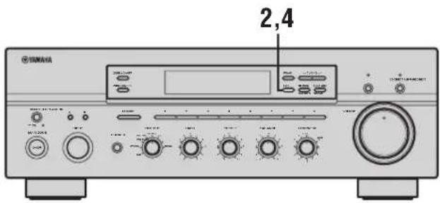 YAMAHA RX797 - Austauschen von Festsendern - 1