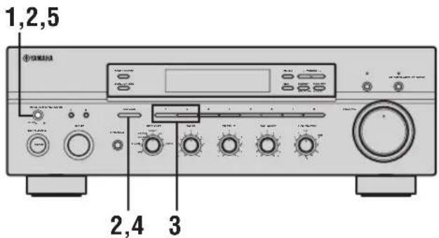 YAMAHA RX797 - Wijzigen van ADVANCED SETUP menu parameters - 2