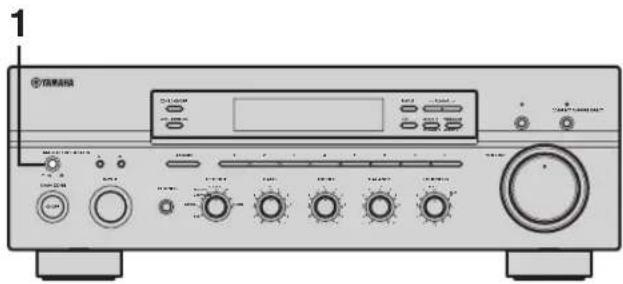 YAMAHA RX797 - Ein- und Ausschalten dieses Geräts - 1