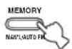 YAMAHA RX797 - Appuyez sur MEMORY du panneau avant pendant au moins 3 secondes. - 1