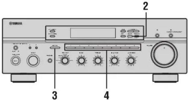 YAMAHA RX797 - Manual preset tuning - 1