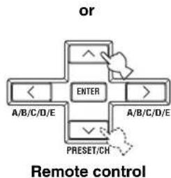 YAMAHA RX797 - Selecting preset stations - 4