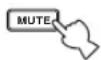 YAMAHA RX797 - Press MUTE on the remote control to mute the sound output. - 1