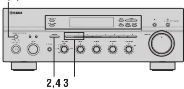 YAMAHA RX797 - Ändern der ADVANCED SETUP-Menüparameter - 2
